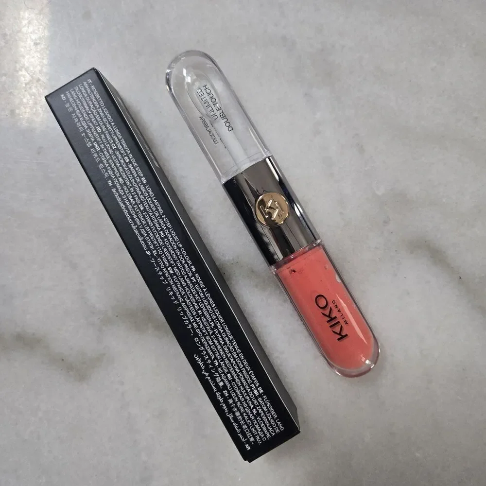 Kiko Milano Unlimited Double Touch Liquid Lipstick 113 Coral 2x3ml/0.10oz